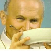silo1408 - #humorobrazkowy #heheszki
Plusujcie papieża wszystkich polaków jedzącego z...