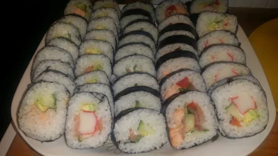 O.....9 - #gotujzwykopem #sushi XD chwila roboty