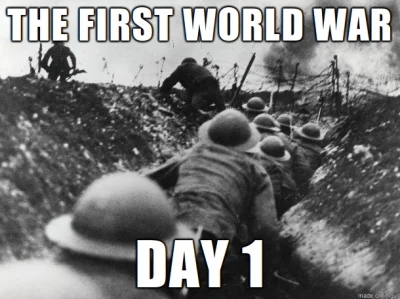 lennyface - #pierwszawojna #iwojnaswiatowa #historia 

#imgur prezentuje

World War I...