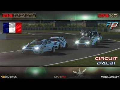 IRG-WORLD - rFactor 2 – IRG TCR 2018 – R2 – Race of d'Albi - LIVE STREAM
https://you...