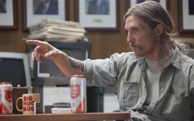 pw1 - własnie skończyłem 1 sezon #truedetective, szanuję McConaughey'a, to jak zagrał...