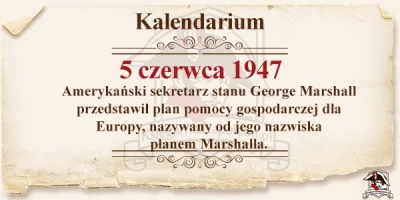 ksiegarnia_napoleon - #marshall #plan #kalendarium