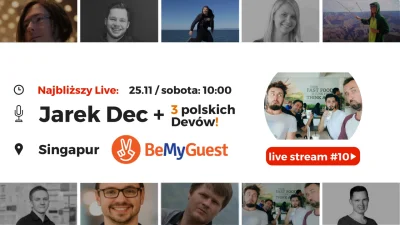 StartupCribs - Zapraszam na live-stream z polskimi programistami z Singapuru. ( ͡° ͜ʖ...