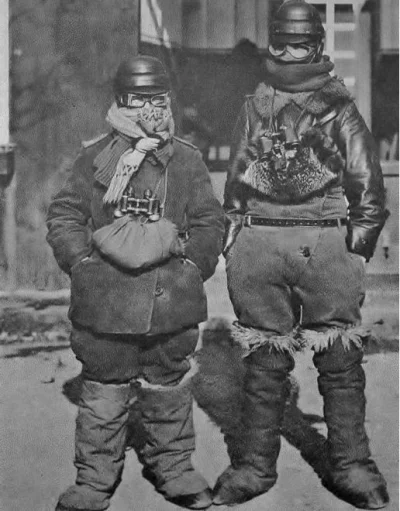 Mesk - Odzież zimowa niemieckich pilotów w czasie I Wojny Światowej 
#militaria #cie...