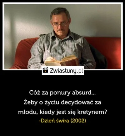 PanEpileptyk - Równo 16 lat temu - 7 czerwca 2002 r. swoją premierę miał Dzień Świra,...