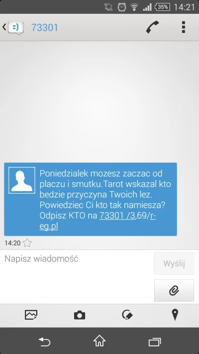 bobersremok - Nawet Spam SMS jest stronniczy dzisiaj. Sms sprzed minuty. 



#pow...