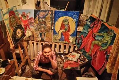 xionacz - Wiecie, że Te wszystkie malowidła z Pepe tworzy #ladnapani z Rosji? ( ͡° ͜ʖ...