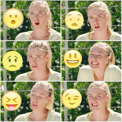 lkg1 - Szarapowa strzela miny-emoji <3
#tenis #ladnapani