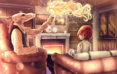 LlamaRzr - #randomanimeshit #mahoutsukainoyome #chisehatori #czerwonewlosy #elliasain...