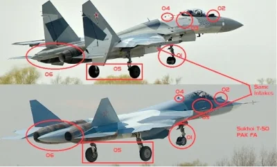 R.....j - Su-57 to nic innego jak Su-35, nawet awionikę mają tą samą.
To tak jakby n...