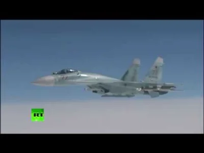 bijotai - Nasz F-16 i samolot szefa MON FR Szojgu osłaniany przez Su-27 nad Bałtykiem...