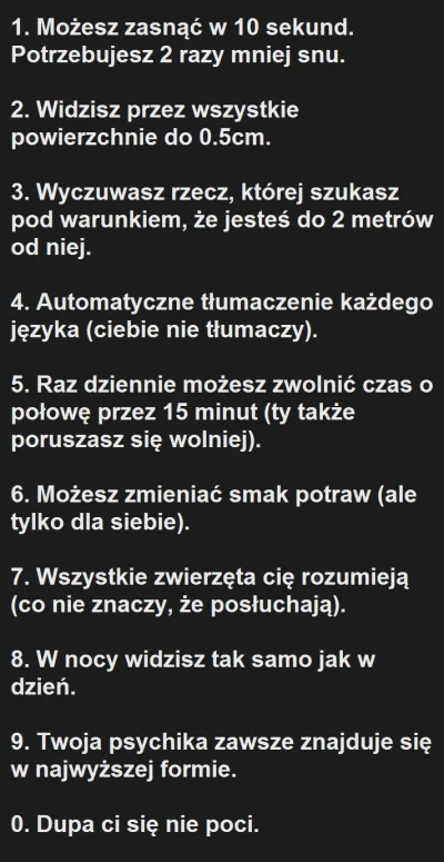 chigcht - Ostatni plus to superumiejętność, którą dostaniesz
#glupiewykopowezabawy