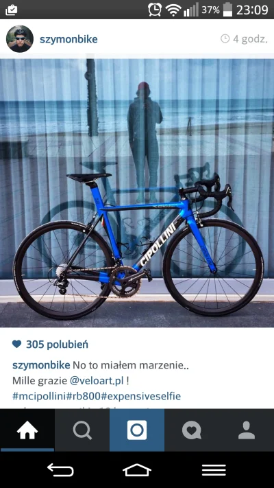 szoon - Nowy sezon to i nowa zabawka.. zazdro :O #szosa #bikeboners #szymonbike