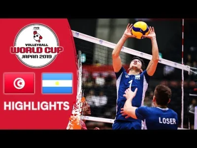 b.....u - TUNISIA vs. ARGENTINA - Highlights | Men's Volleyball World Cup 2019 || Gru...