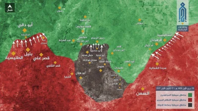 Piezoreki - Nowa mapka od HTS z północnej Hamy.

#is #isis #syria
