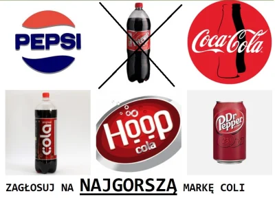 oba-manigger - Witam. 
Jako pierwsza odpada Freeway Cola która miała ponad 40% głosó...