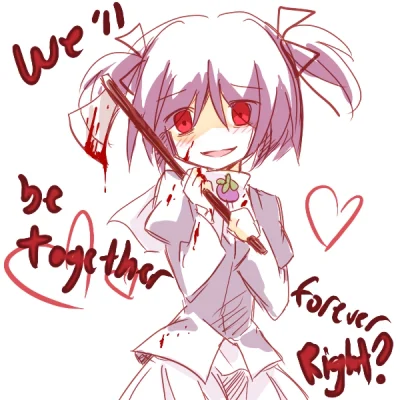 M.....r - #randomanimeshit #yandere #madokamagica #madoka #redeyesalert