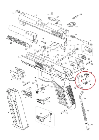 Mudok - @astrogator: Wrzucam zaznaczony element styczny (11) apropo chrupania na spuś...