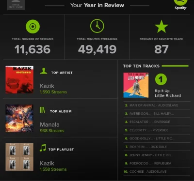 r.....y - #spotifyyearinreview2013 #nabijamwpisy