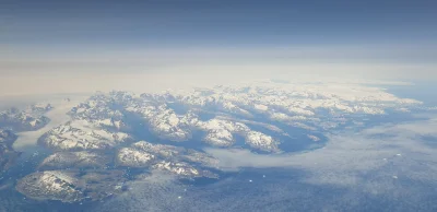 teomo - Grenlandia super wygląda z samolotu.