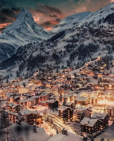 idzii - Zermatt ( ͡° ͜ʖ ͡°) zjawiskowa noc, Good night (✌ ﾟ ∀ ﾟ)☞
#earthporn #zima #...