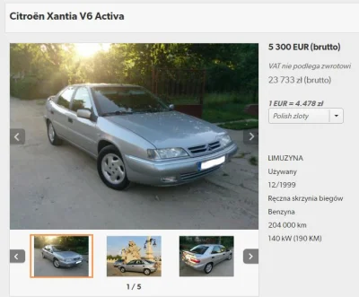 pogop - Xantia Activa do kupienia w Polsce - 23 tys. zł ( ͡° ͜ʖ ͡°)

link rel http:...