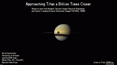 fir3fly - Księżyc Saturna, Tytan, sfilmowany przez sondę Cassini. 
Wolniejsze wideo
...
