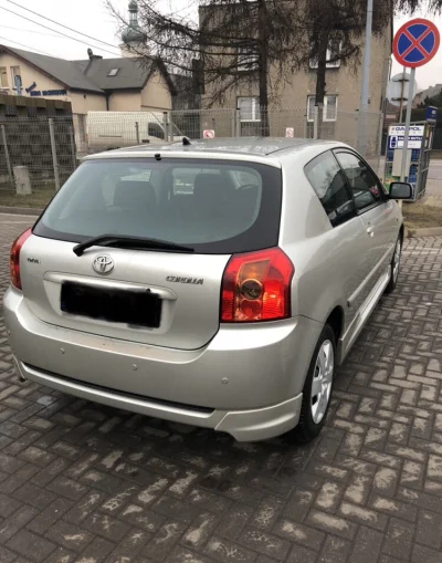 dukeofflies - #pokazauto pierwsze 4 koła, corolla e12 hatch z 2005 roku 1.6 vvti