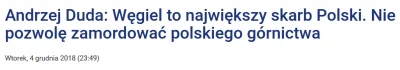 panczekolady - @Tolstoj-kot: Węgiel to czarne złoto i narodowy skarb Polski. Nie będz...