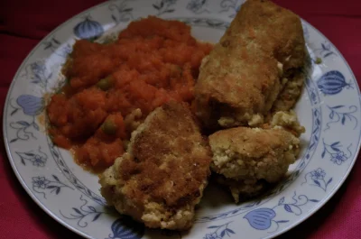 SScherzo - mój pierwszy wegetariański obiad zrobiony samodzielnie w domu - kotlety z ...