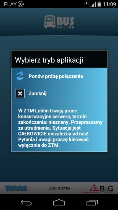 Gorion103 - Czy ten serwer ztm Lublin musi się co chwilę #!$%@?? 
Na #!$%@? ten cały ...