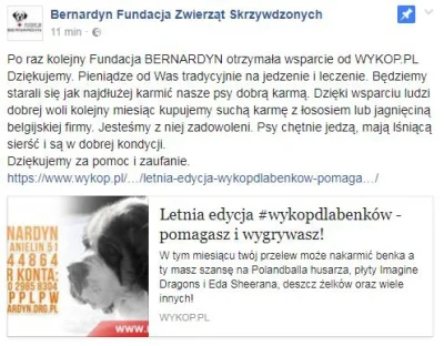 N.....e - Mireczki, #fundacjabernardyn pozdrawia ;)

#wykopdlabenkow #psy #pies #po...