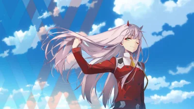 Azur88 - #randomanimeshit #darlinginthefranxx #zerotwo #longhair #pinkhair #greeneyes