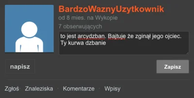 Gloszsali - @BardzoWaznyUzytkownik: #czarnolisto