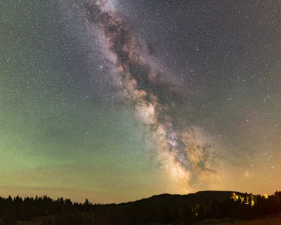 namrab - Droga Mleczna w pobliżu West Yellowstone, USA. Fotka z 23 sierpnia 2017.
Ni...