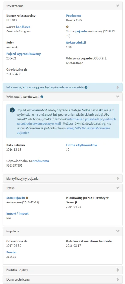 chwed - Po długiej przerwie będzie Honda CRV 2-generacji z Zamościa. 

Rok produkcj...