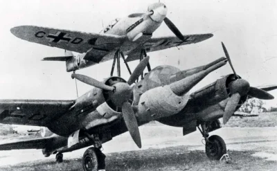 rosomak94 - @1984: Niemcy w czasie wojny konstruowali zestawy samolotów do atakowania...