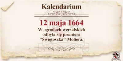 ksiegarnia_napoleon - #Wersal #Molier #kalendarium