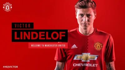 Minieri - Oficjalnie - Victor Lindelof w Manchesterze United. # Kwota transferu: 35,0...