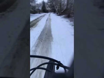 donmanuelcarmello - Dzisiejszy odcinek drogi do pracy ( ͡° ͜ʖ ͡°) #rower #zima #wrocl...