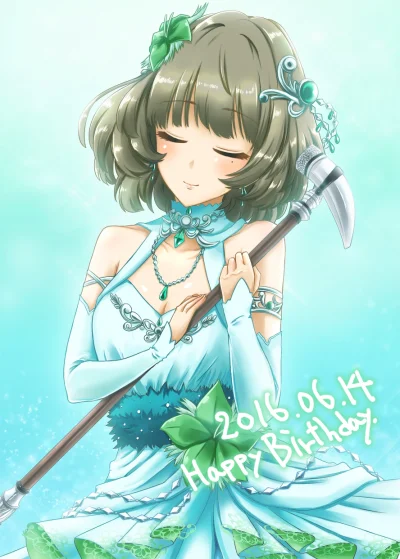 BlueFeather - #randomanimeshit #idolmaster #idolmastercinderellagirls #kaedetakagaki