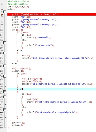 drzewko94 - Napisałem prosty program na zajęcia do liczenia miejsc zerowych funkcji. ...