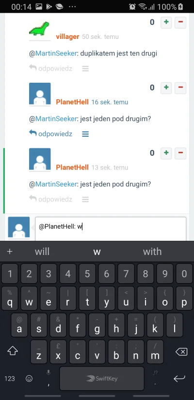 MartinSeeker - @PlanetHell: w twoim przypadku ten drugi był napisany jako pierwszy. S...