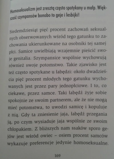 pokokoko1 - No to tyle jeśli chodzi o argument, że zachowania homoseksualne są nienat...