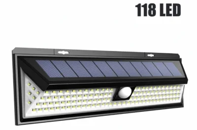 Prostozchin - Zewnętrza solarna lampa LED 118 diod z czujnikiem ruchu za 67 zł

#al...