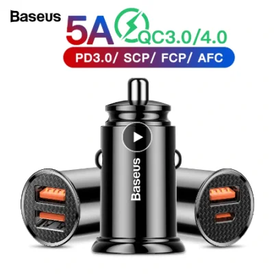 duxrm - Świetna ładowarka samochodowa BASEUS
2 wersje:
1. USB-C+USB PD3.0 QC4.0+ QC...