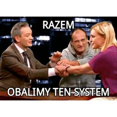 MK_2015 - Kukiz - Biedroń - Monika Olejnik: Razem obalimy ten system.