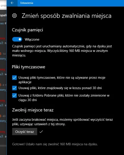 p....._ - @3nriqu3: PPM na partycji i oczyszczanie. A auto czyszczenie to opcja "czuj...