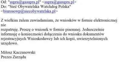WatchdogPolska - @WatchdogPolska: ,,Z wielkim żalem...". Już myśleliśmy, że ktoś umar...