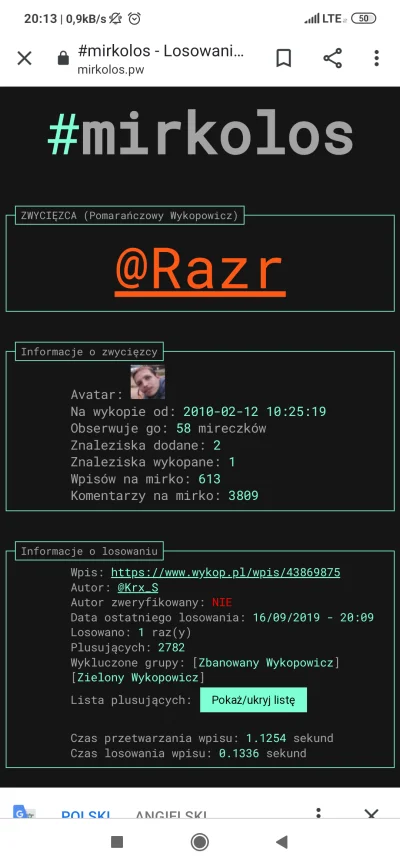 Krx_S - @Razr gratuluję zapraszam PW